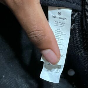 Lululemon Athletica White and Black Tag